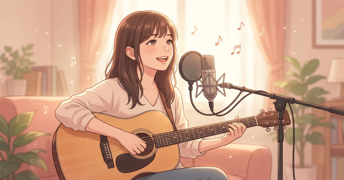 弾き語り配信の機材は「声と楽器をいっしょに届ける」のがカギ