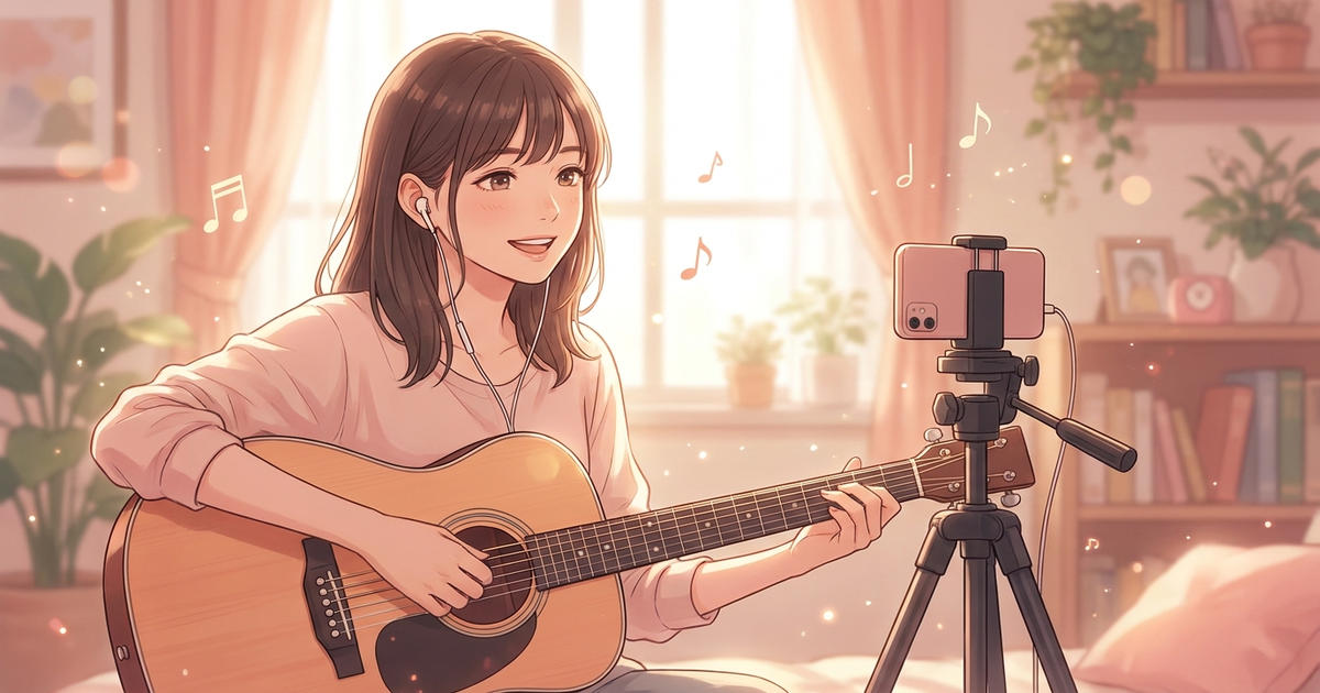 ColorSingで弾き語り配信するときの機材は?