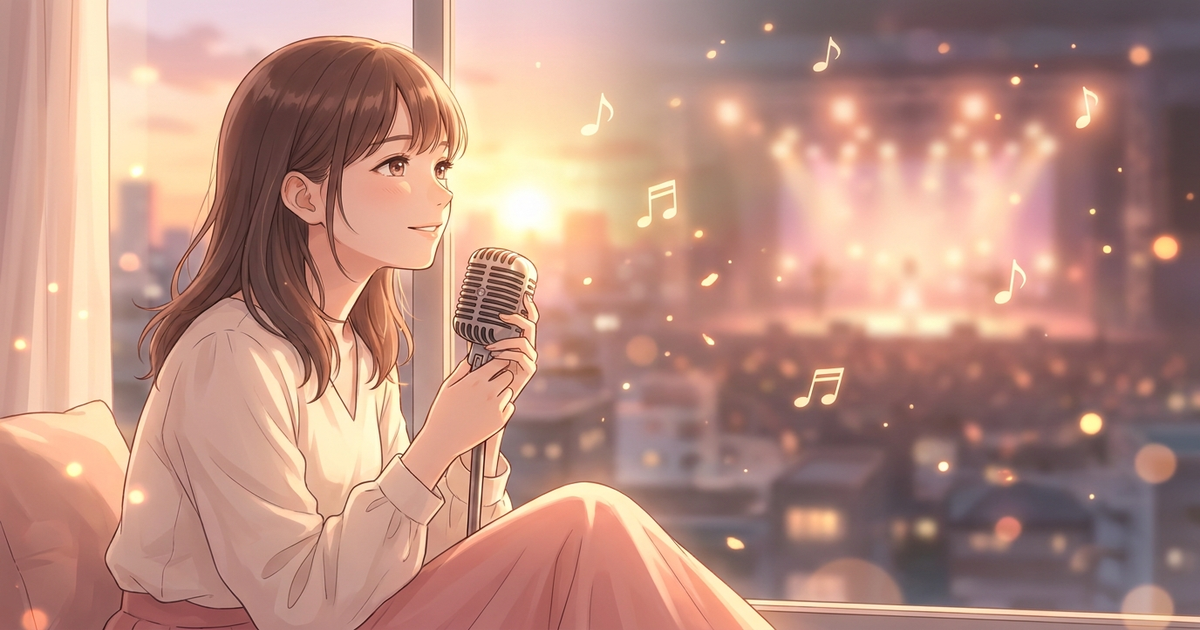 もっと歌を届けたいと感じたときのイメージ