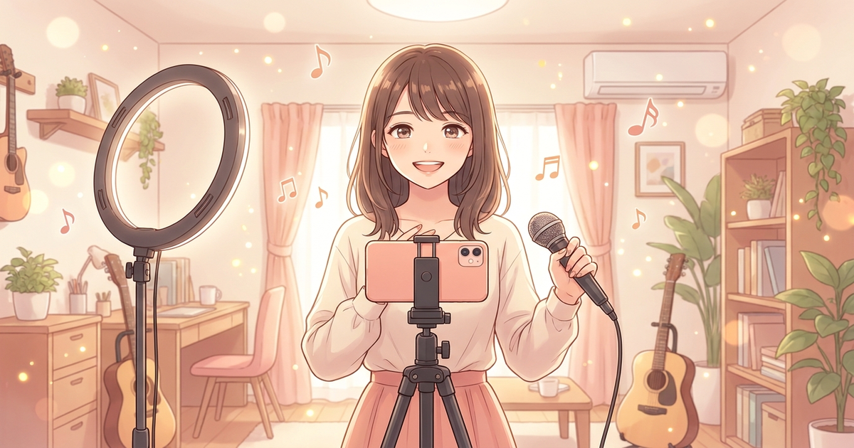 事務所に入らなくても、TikTok LIVEは個人で配信できます